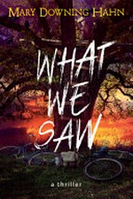 What we saw : a thriller / Mary Downing Hahn.