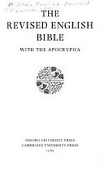 The revised English Bible with the Apocrypha.