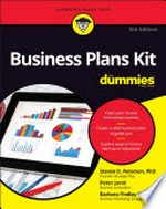 Business plans kit for dummies / by Steven D. Peterson, Peter Jaret, and Barbara Findlay Schenck.
