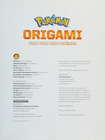 Pokémon origami : fold your own Pokémon / origami designer: Janessa Munt ; text and step illustrations: David Mitchell ; background illustrations: Sarah Skeate.