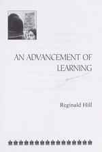 An advancement of learning / Reginald Hill.