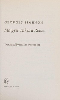 Maigret Takes a Room / Simenon, Georges.