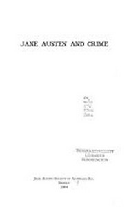Jane Austen and crime / [Susannah Fullerton].